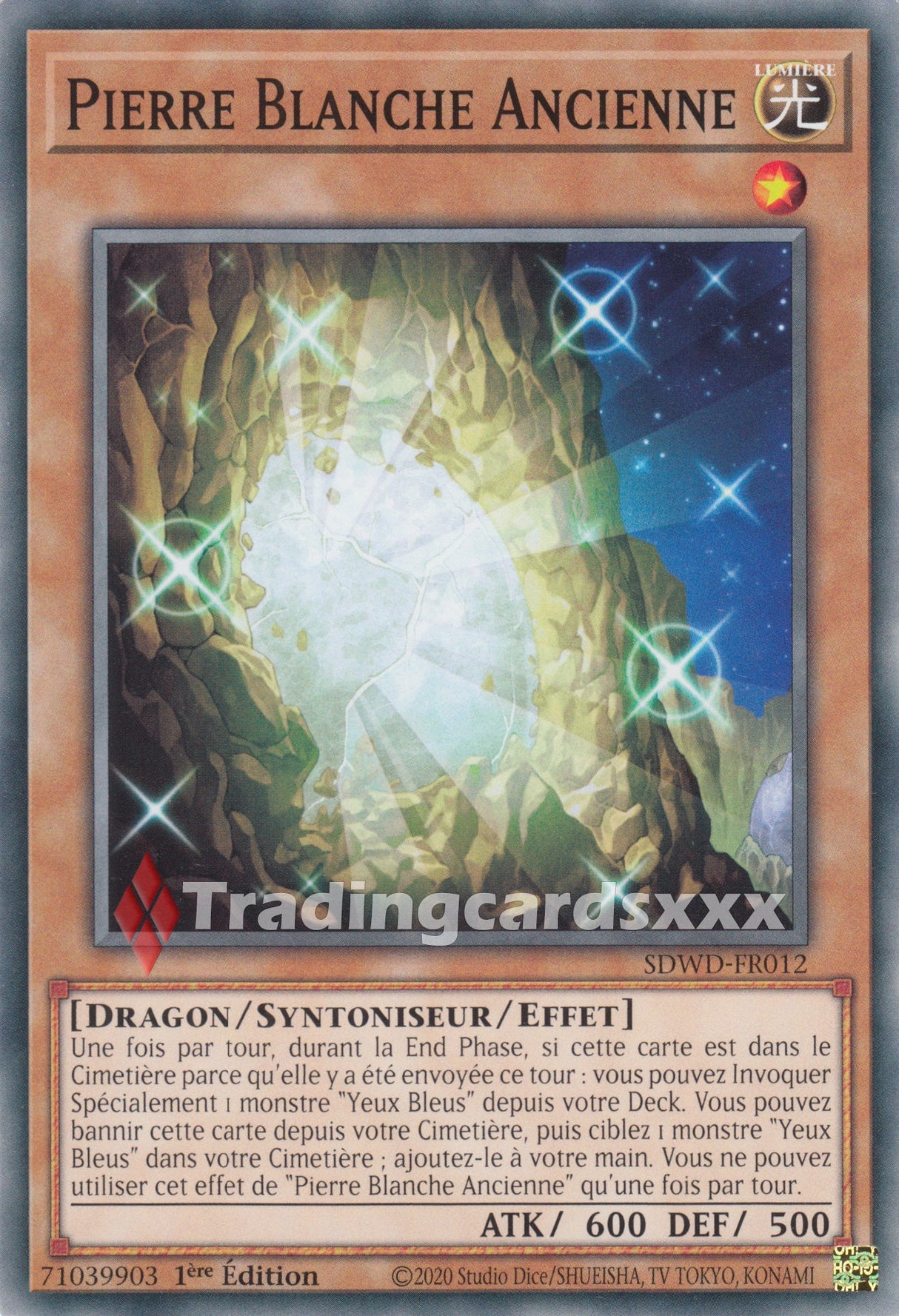 Yu-Gi-Oh! Pierre Blanche Ancienne : C SDWD-FR012
