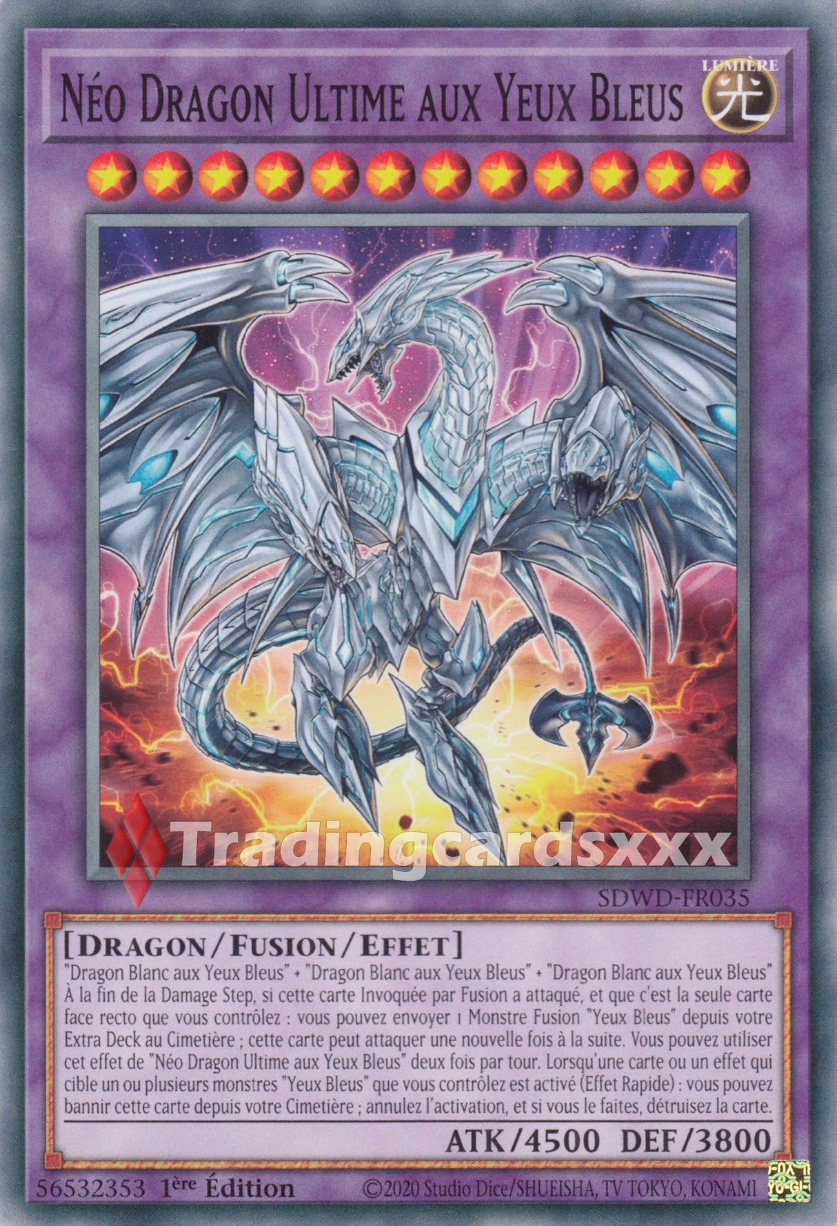 Yu-Gi-Oh! Néo Dragon Ultime aux Yeux Bleus : C SDWD-FR035