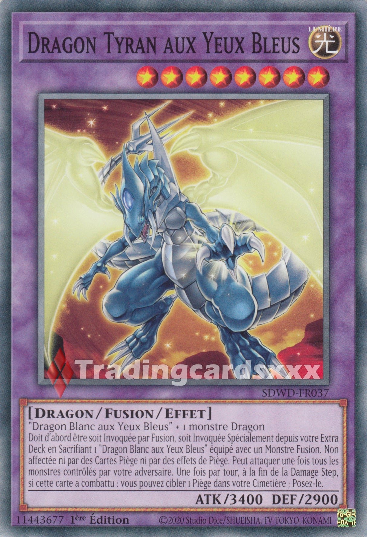 Yu-Gi-Oh! Dragon Tyran aux Yeux Bleus : C SDWD-FR037