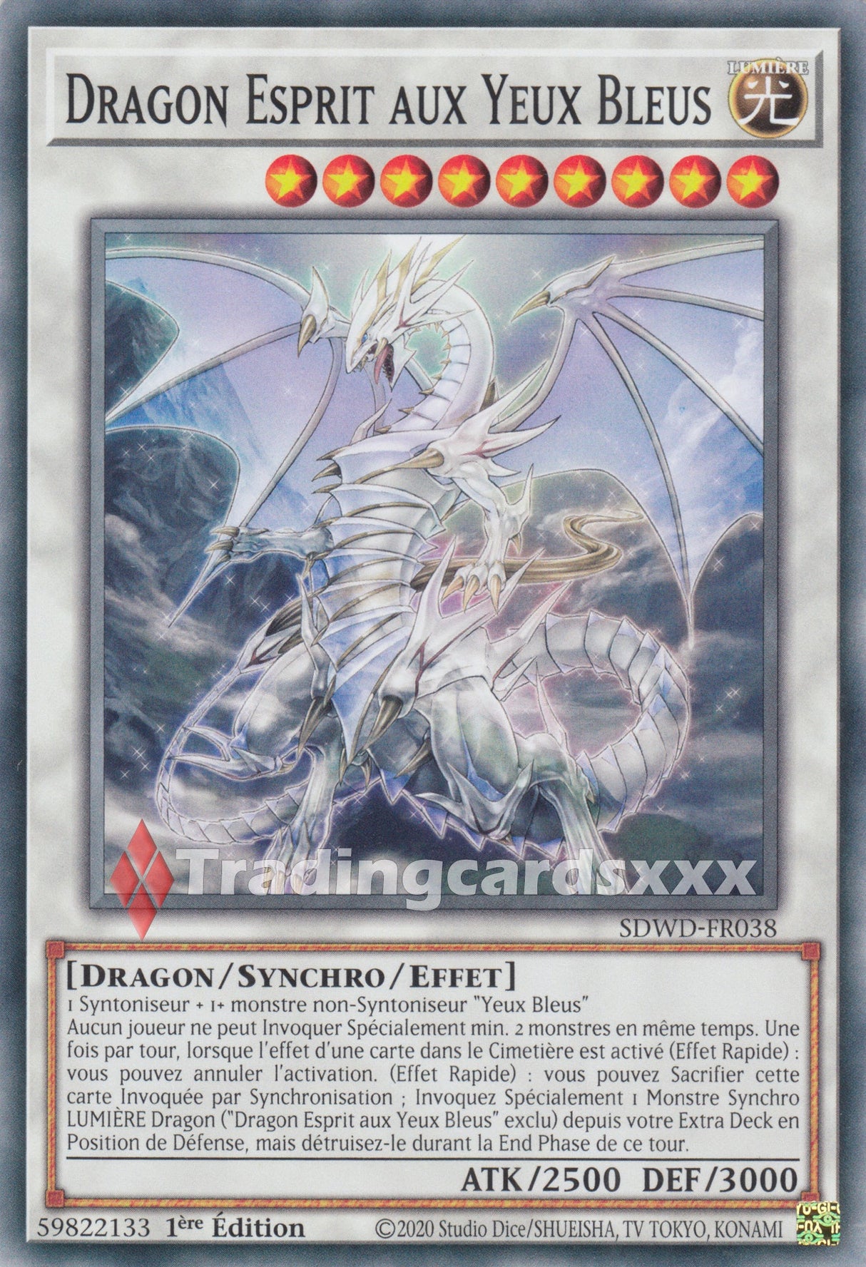 Yu-Gi-Oh! Dragon Esprit aux Yeux Bleus : C SDWD-FR038