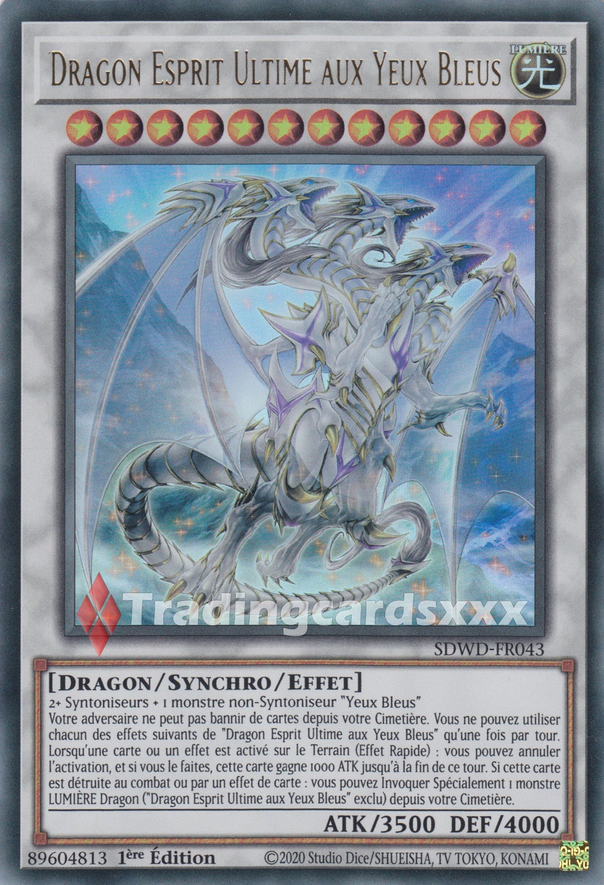 Yu-Gi-Oh! Dragon Esprit Ultime aux Yeux Bleus : UR SDWD-FR043