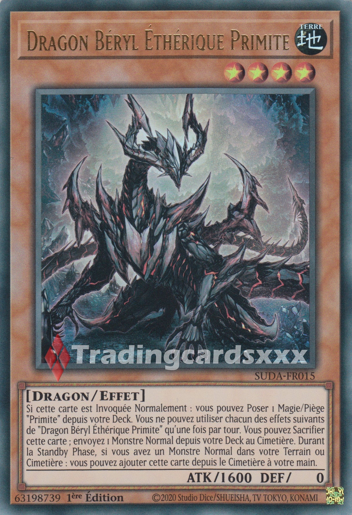 Yu-Gi-Oh! Dragon Béryl Éthérique Primite : UR SUDA-FR015