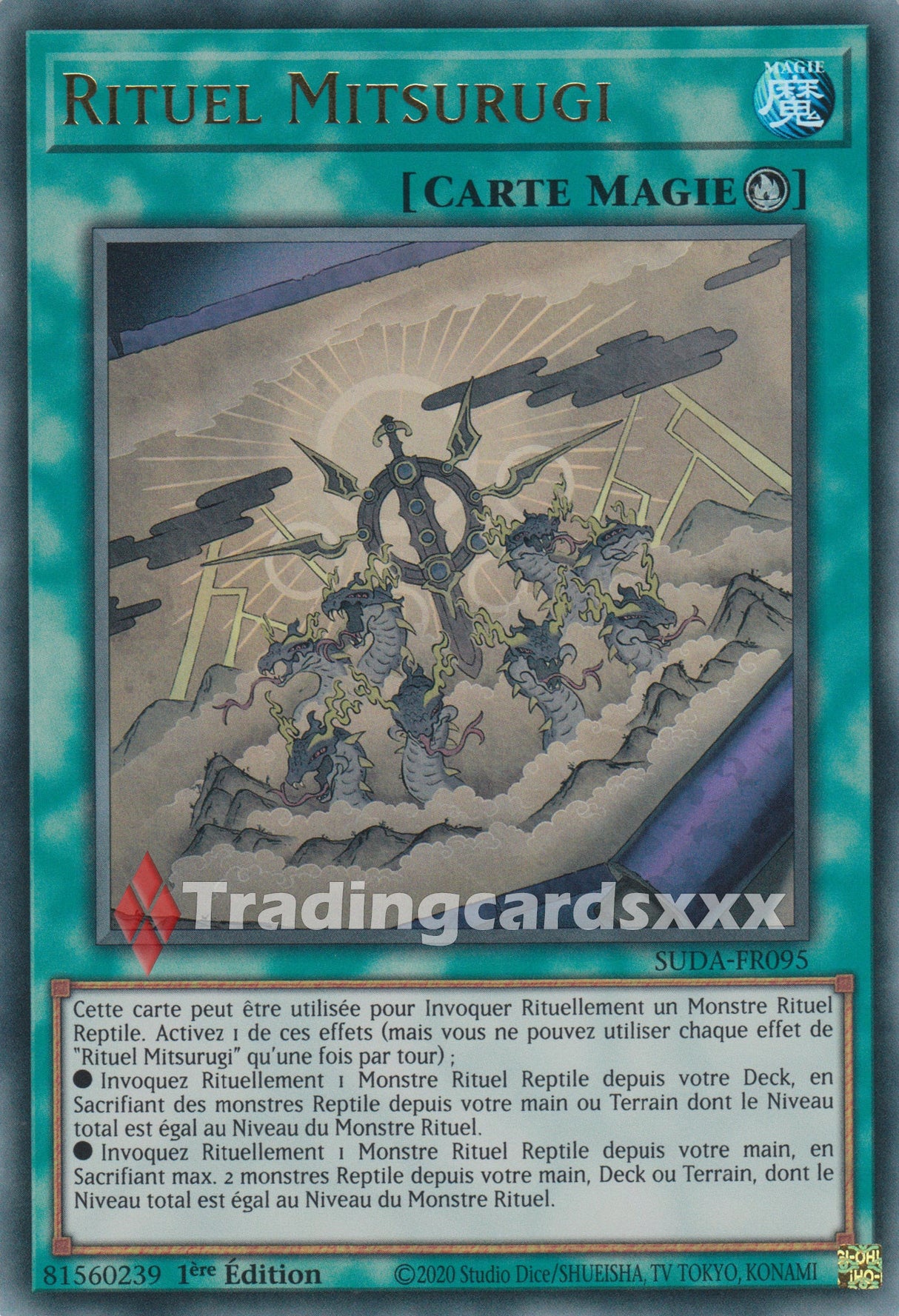 Yu-Gi-Oh! Rituel Mitsurugi : UR SUDA-FR095