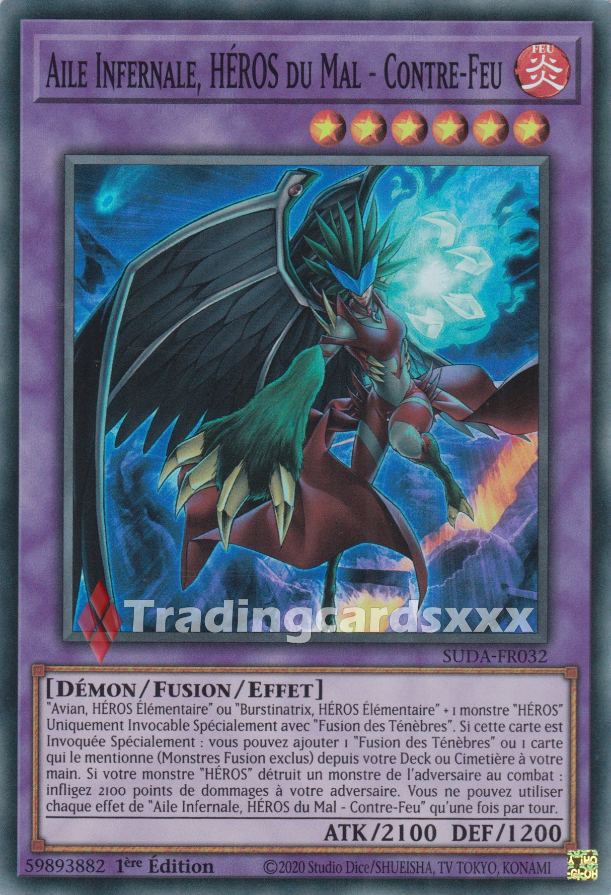 Yu-Gi-Oh! Aile Infernale, HÉROS du Mal - Contre-Feu : SR SUDA-FR032