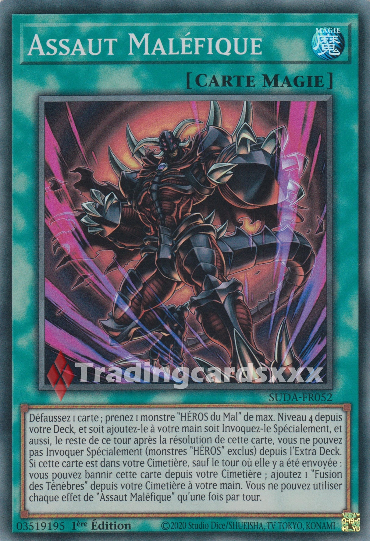 Yu-Gi-Oh! Assaut Maléfique : SR SUDA-FR052