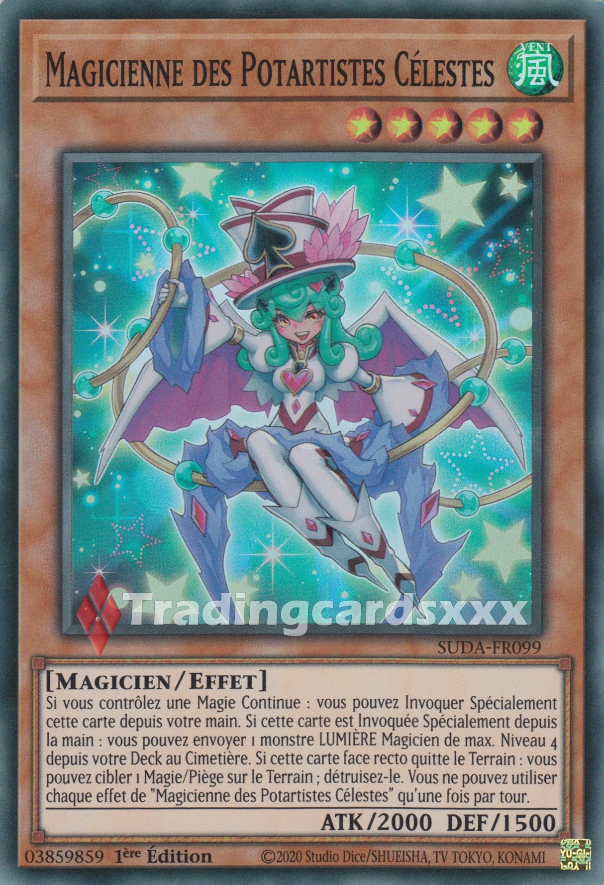 Yu-Gi-Oh! Magicienne des Potartistes Célestes : SR SUDA-FR099