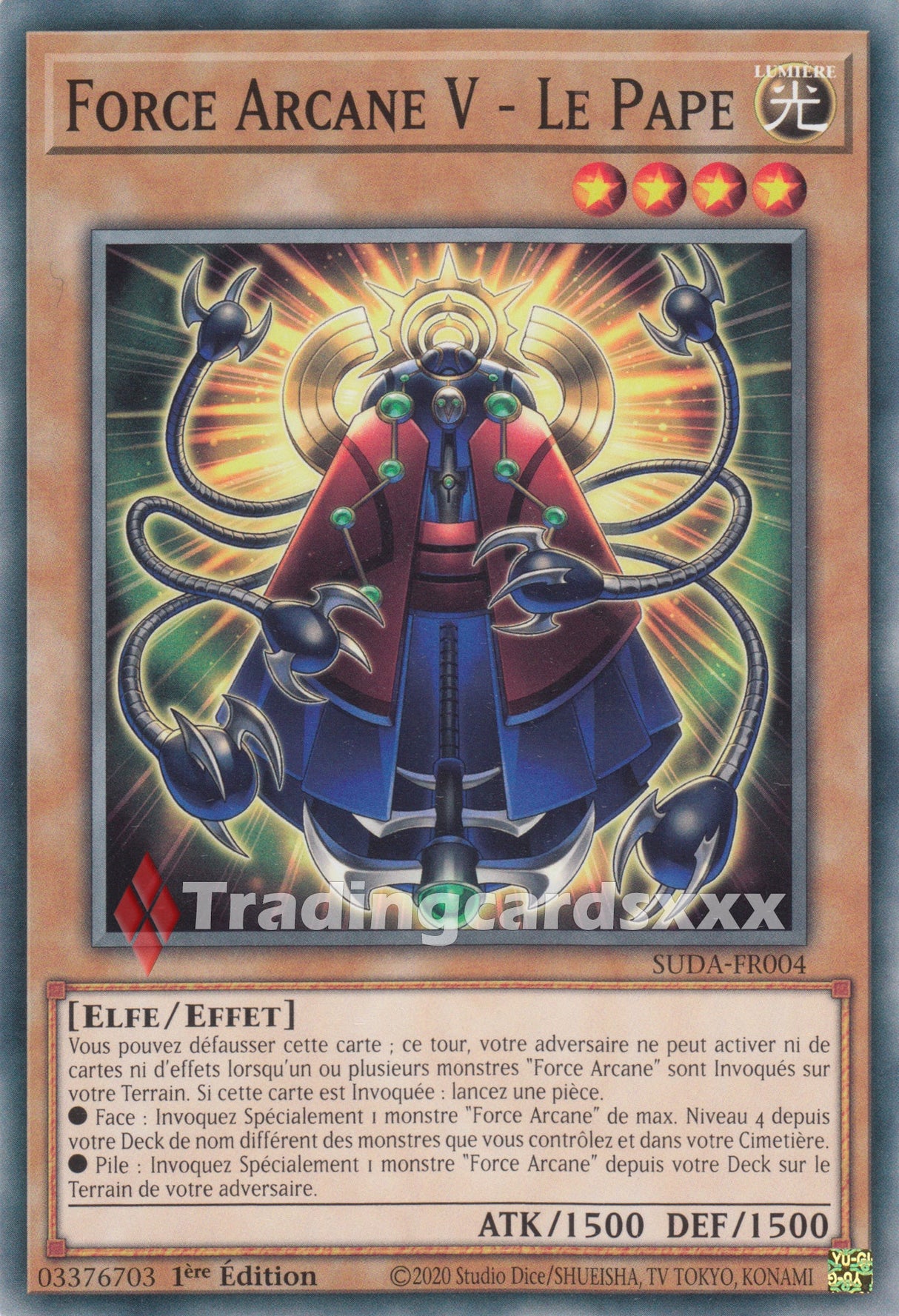 Yu-Gi-Oh! Force Arcane V - Le Pape : C SUDA-FR004