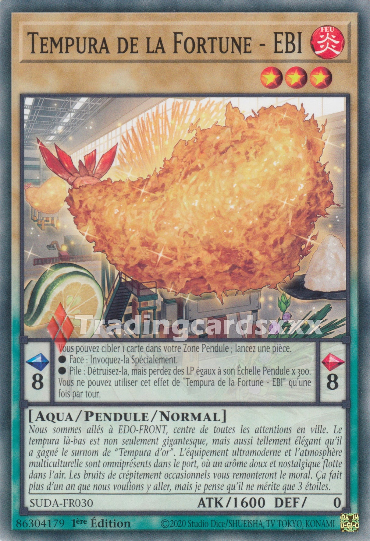 Yu-Gi-Oh! Tempura de la Fortune - EBI : C SUDA-FR030