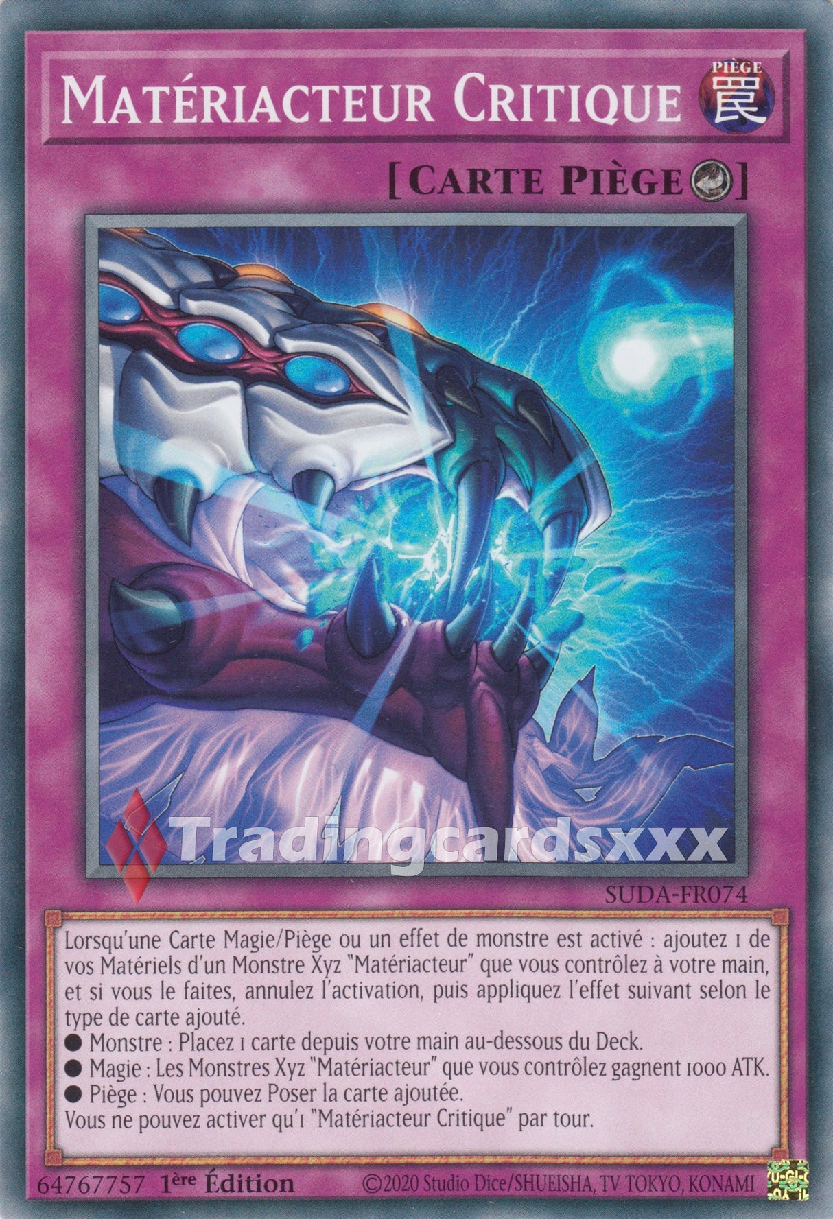Yu-Gi-Oh! Matériacteur Critique : C SUDA-FR074