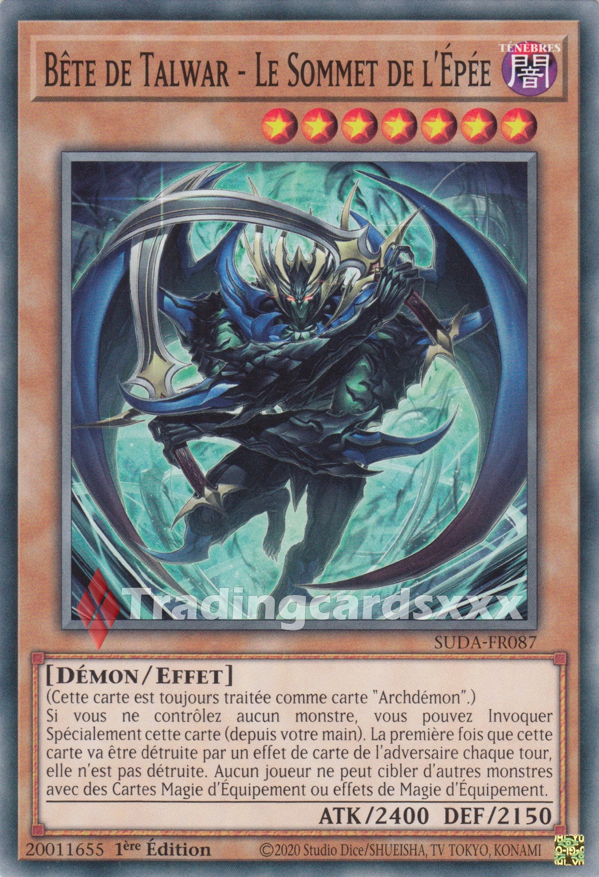 Yu-Gi-Oh! Bête de Talwar - Le Sommet de l'Épée : C SUDA-FR087