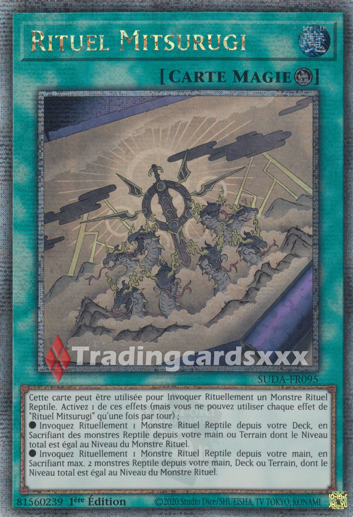 Yu-Gi-Oh! Rituel Mitsurugi : QCSE SUDA-FR095