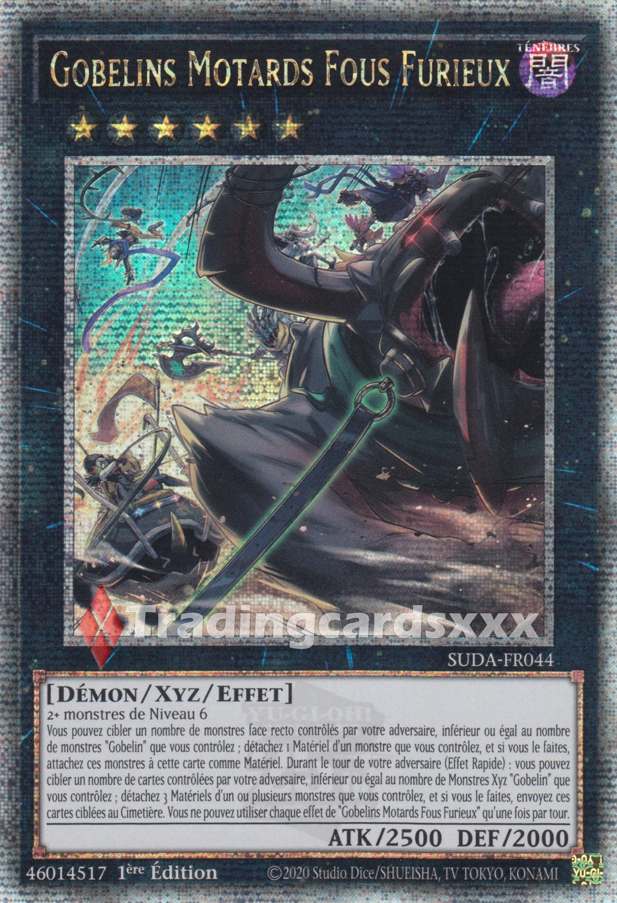 Yu-Gi-Oh! Gobelins Motards Fous Furieux : QCSE SUDA-FR044