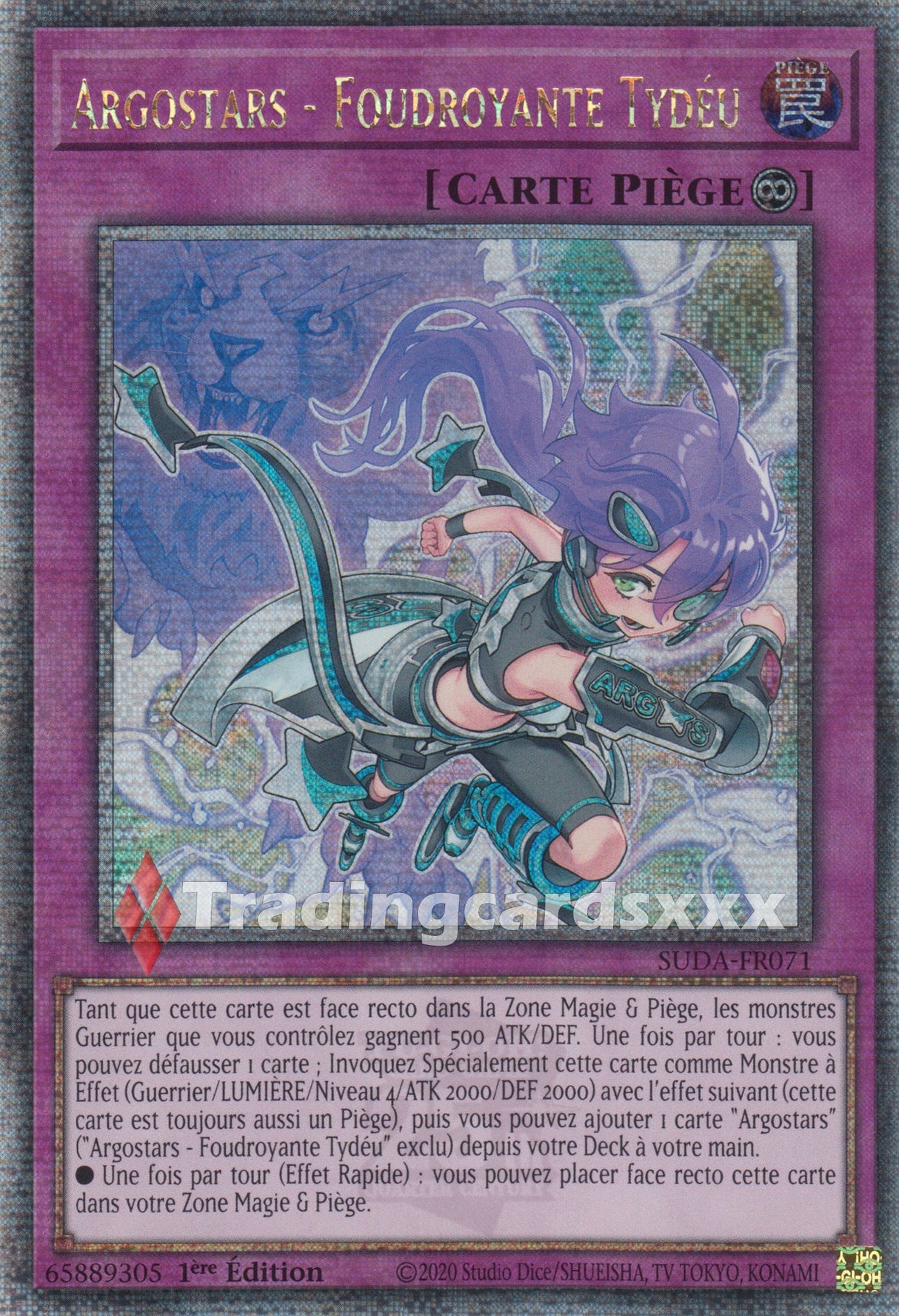 Yu-Gi-Oh! Argostars - Foudroyante Tydéu : QCSE SUDA-FR071