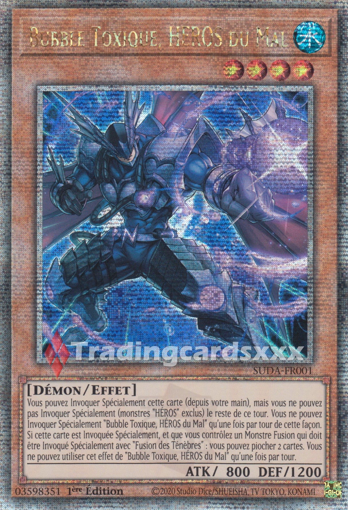 Yu-Gi-Oh! Bubble Toxique, HÉROS du Mal : QCSE SUDA-FR001