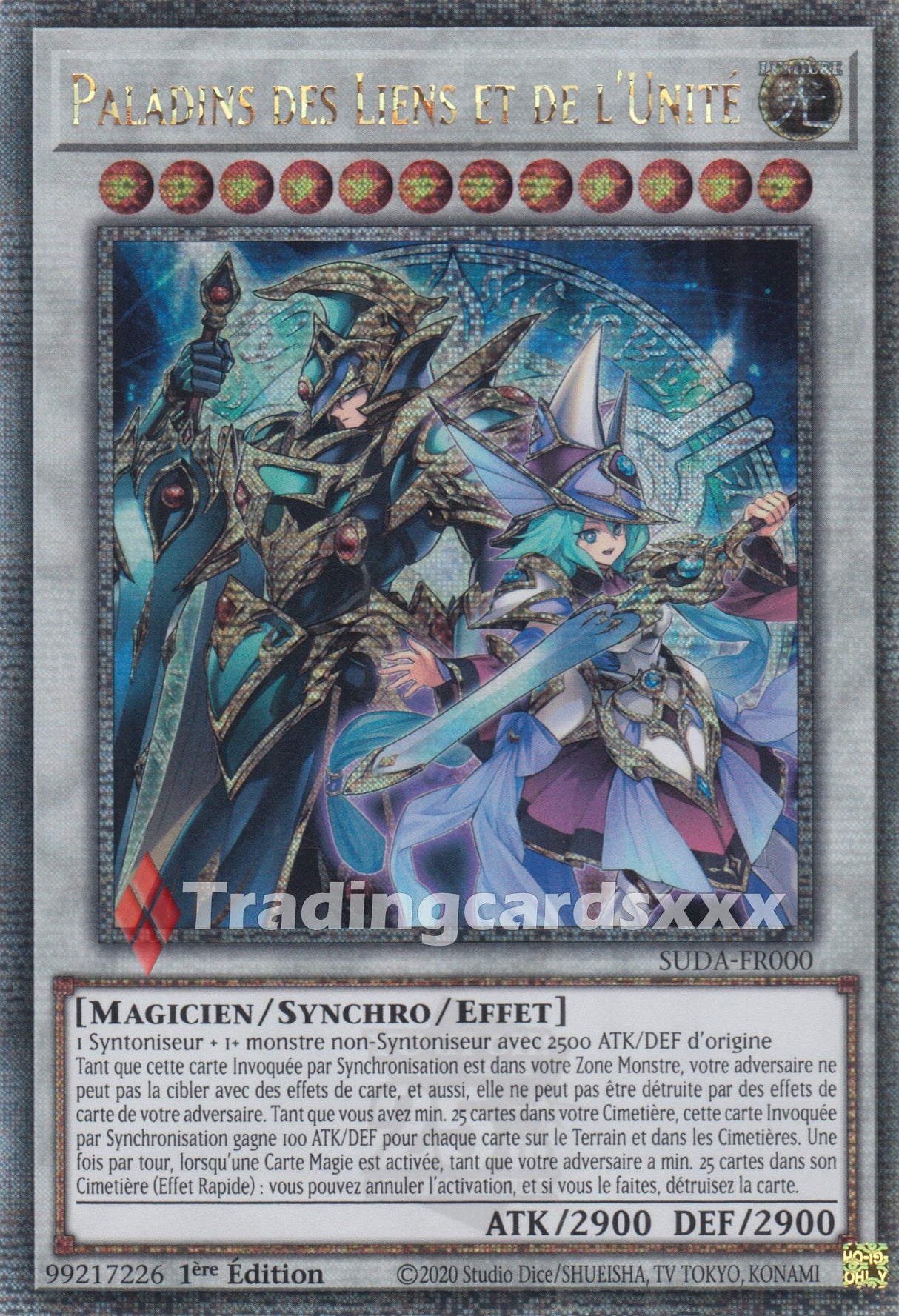 Yu-Gi-Oh! Paladins des Liens et de l'Unité : QCSE SUDA-FR000