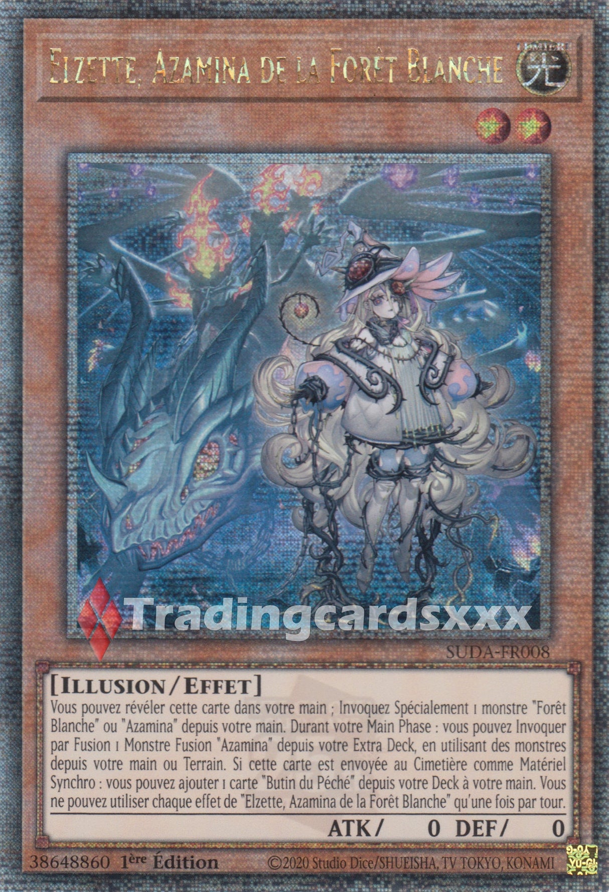 Yu-Gi-Oh! Elzette, Azamina de la Forêt Blanche : QCSE SUDA-FR008