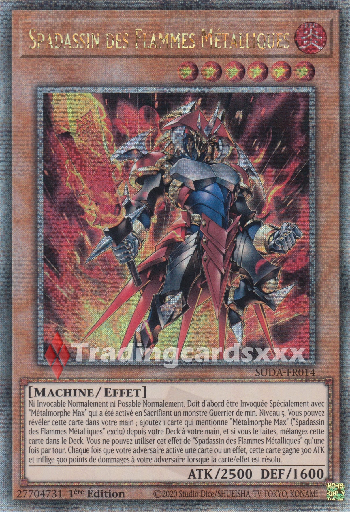 Yu-Gi-Oh! Spadassin des Flammes Métalliques : QCSE SUDA-FR014