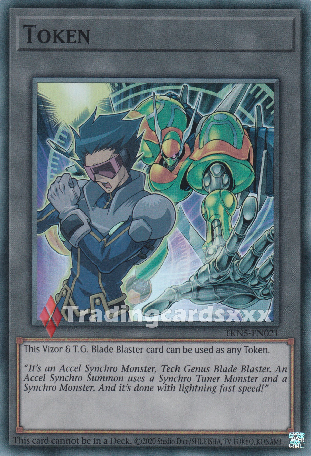Yu-Gi-Oh! Token "Vizor & T.G. Blade Blaster" : SR SUDA / TKN5-EN021