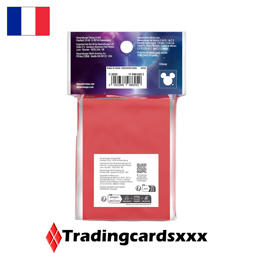 Disney Lorcana TCG - 65 Protèges Cartes STANDARD Sleeves : Dingo & Max