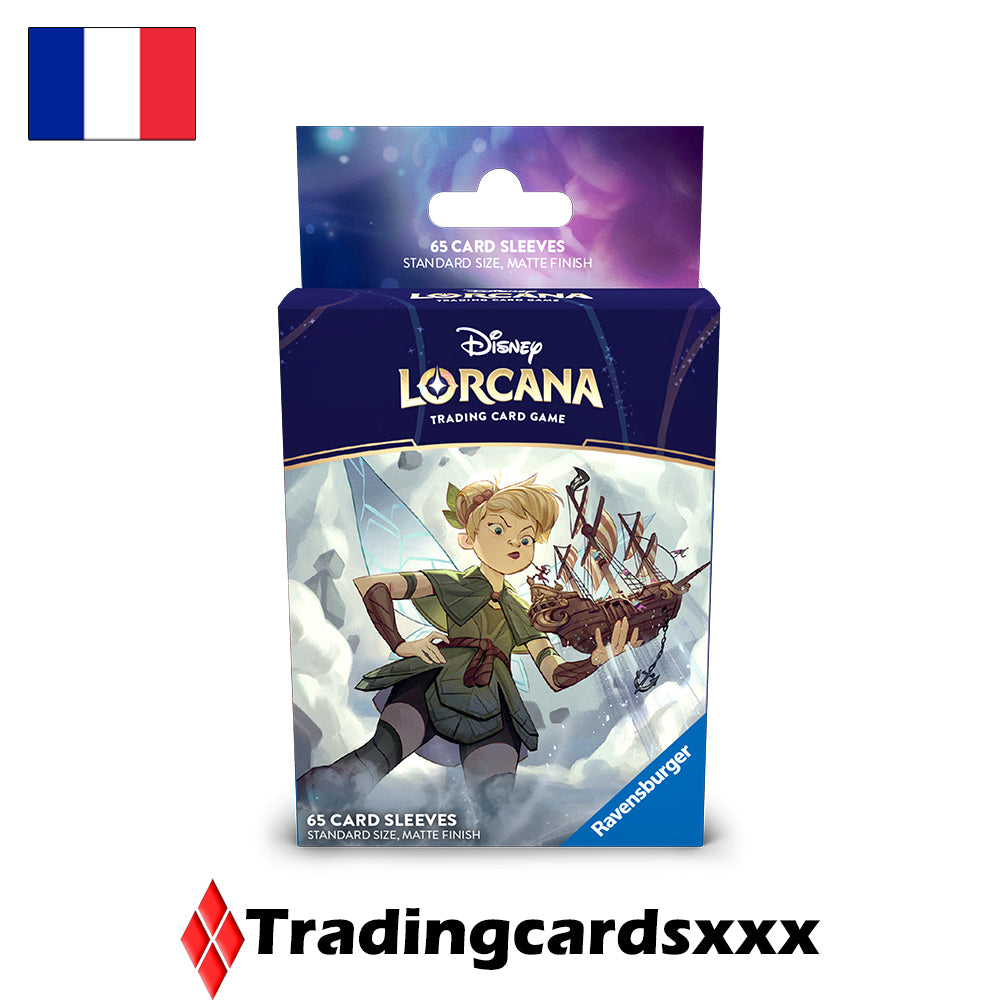 Disney Lorcana TCG - 65 Protèges Cartes STANDARD Sleeves : Clochette - Fée géante