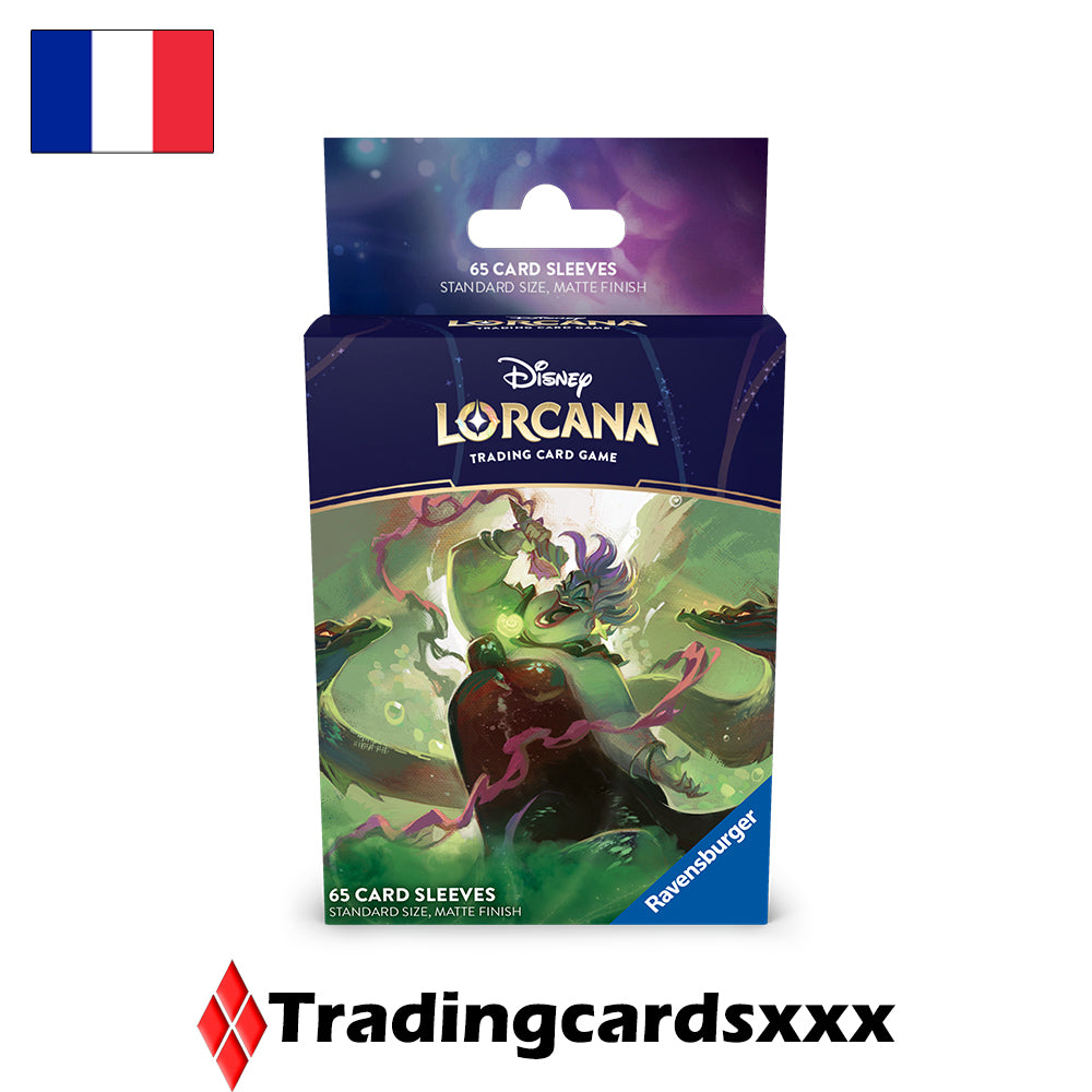 Disney Lorcana TCG - 65 Protèges Cartes STANDARD Sleeves : Ursula
