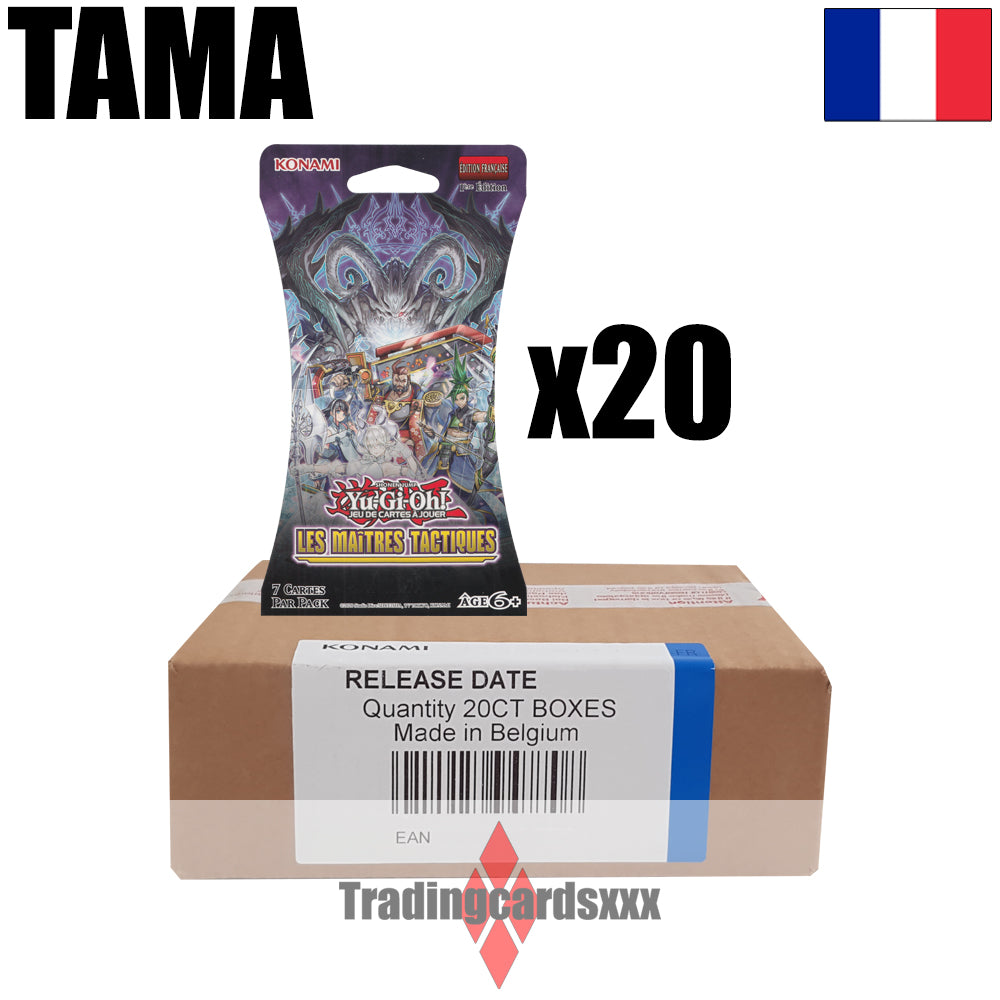 Yu-Gi-Oh! Carton de 20 boosters sous blister : Les Maîtres Tactiques