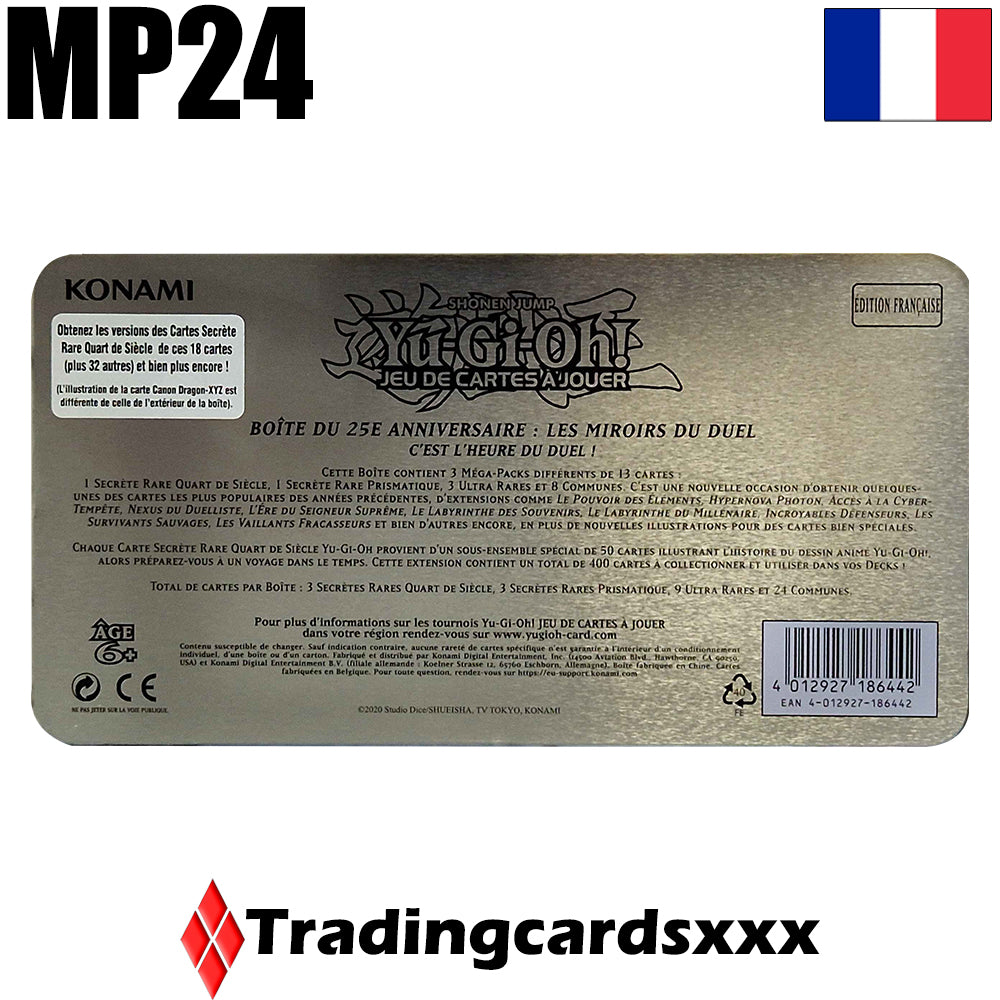 Yu-Gi-Oh! Mega Tin Box 2024 - Boite du 25e Anniversaire : Les Miroirs du Duel