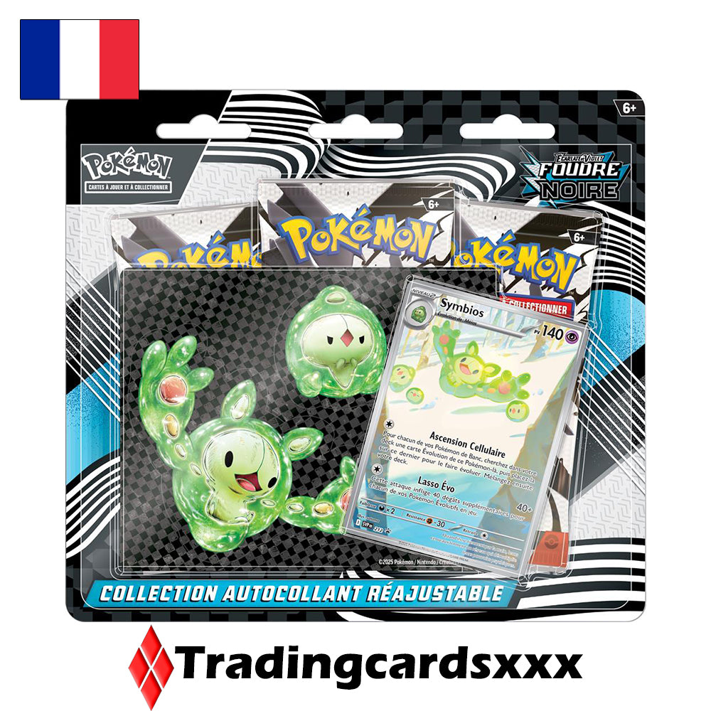 Pokémon - Collection Autocollant Réajustable EV10.5 Foudre Noire : Symbios