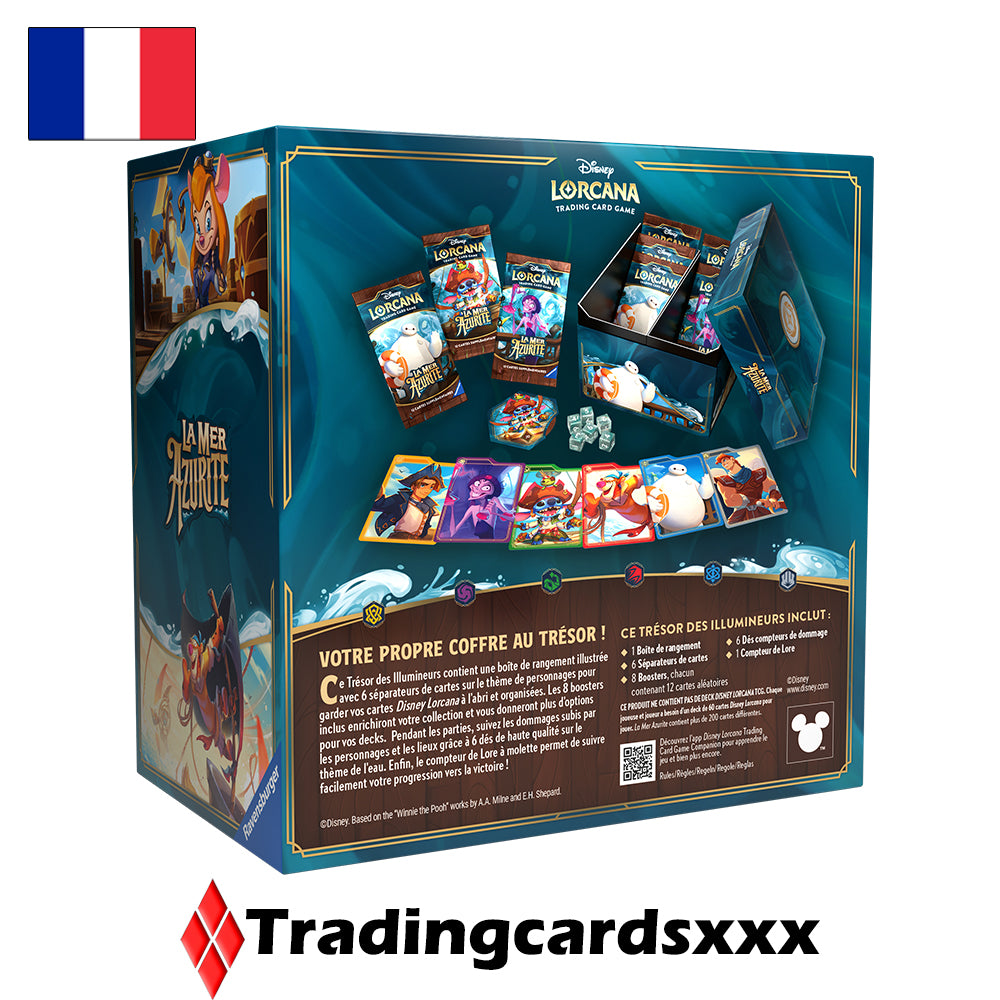 Disney Lorcana TCG - Coffret Trésor des Illumineurs : La Mer Azurite