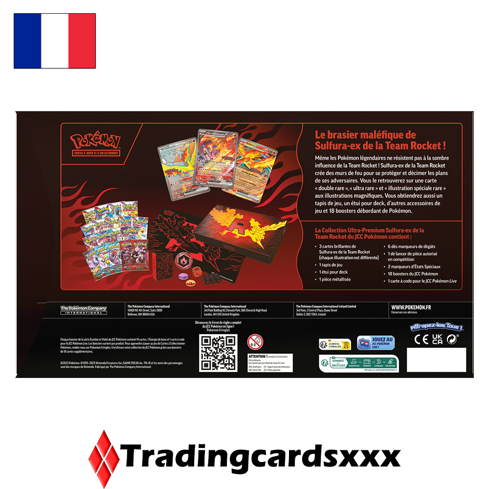 Pokémon - Coffret Collection Ultra Premium : Sulfura ex de la Team Rocket