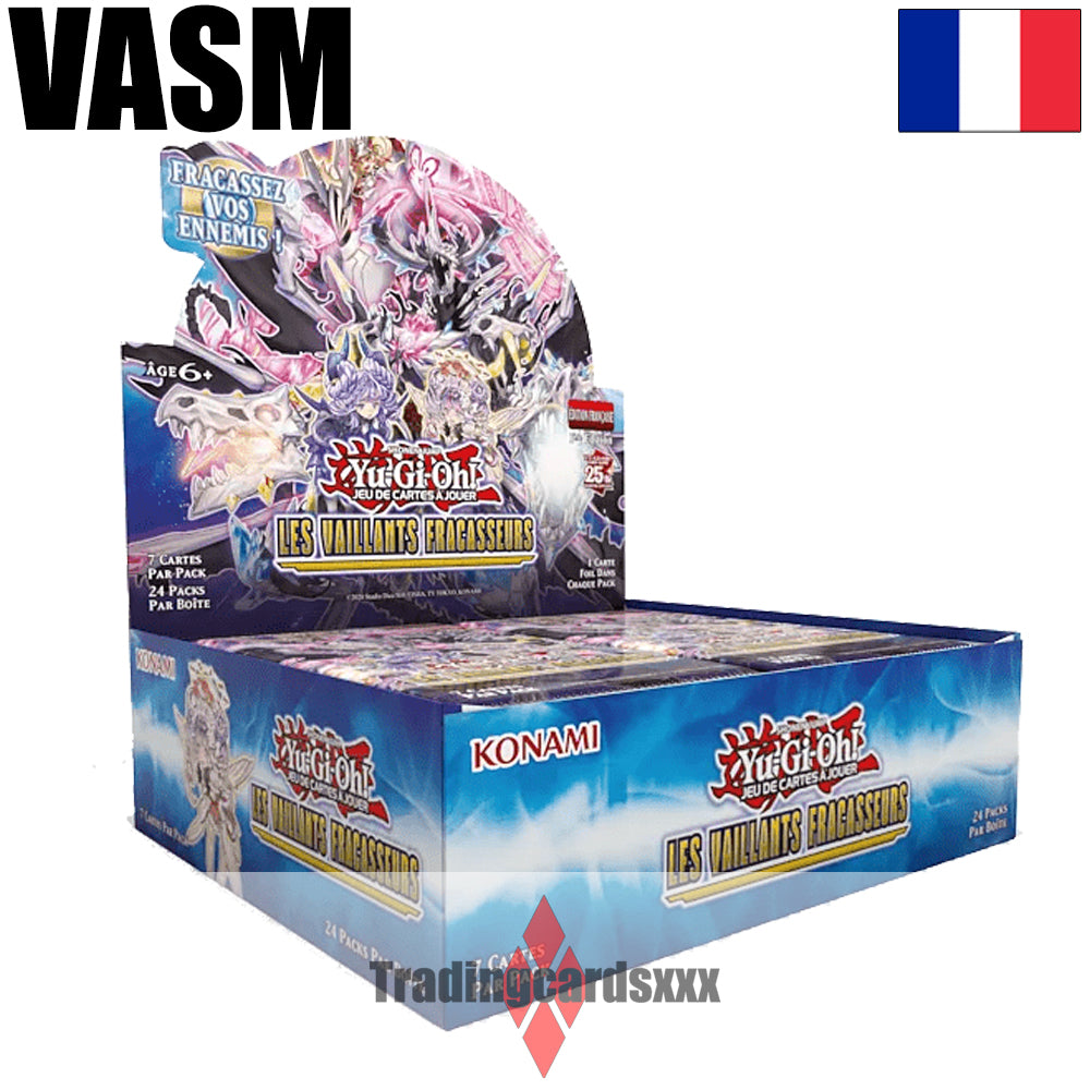 Yu-Gi-Oh! Display de 24 boosters : Les Vaillants Fracasseurs