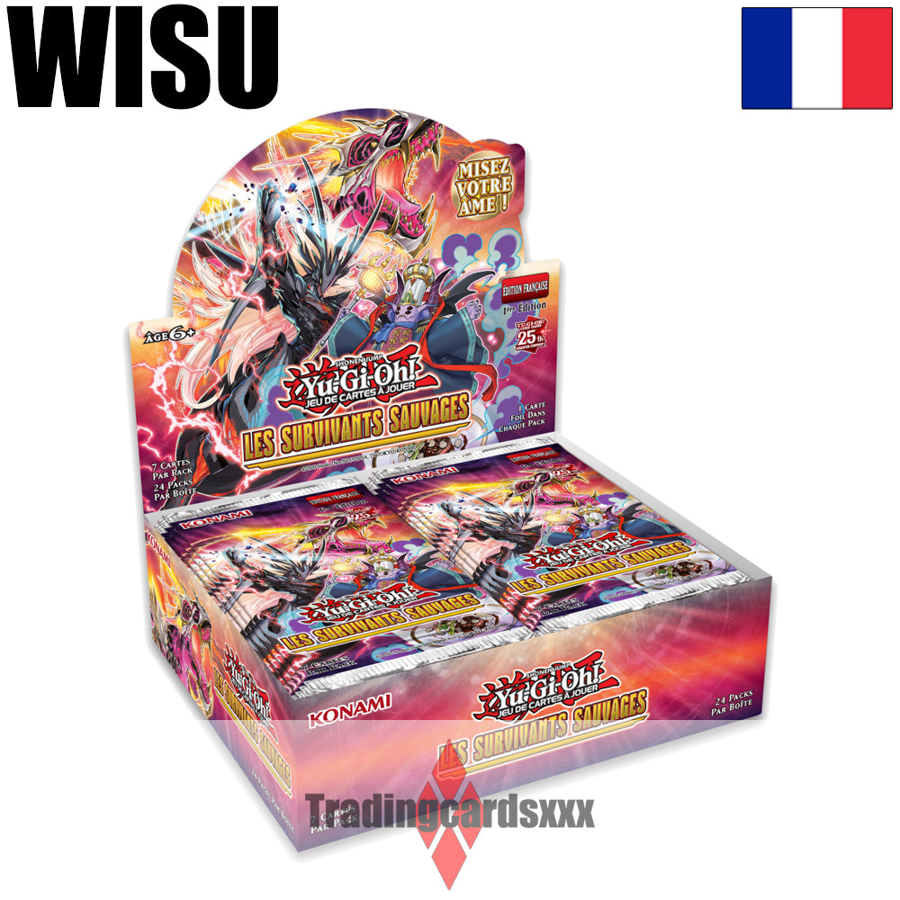 Yu-Gi-Oh! Display de 24 boosters : Les Survivants Sauvages