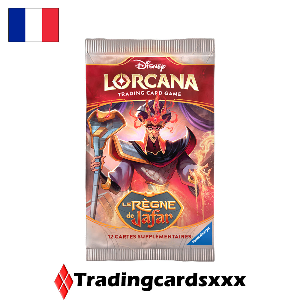 Disney Lorcana TCG - Carton de 4 displays / boites de 24 boosters : Le Règne de Jafar
