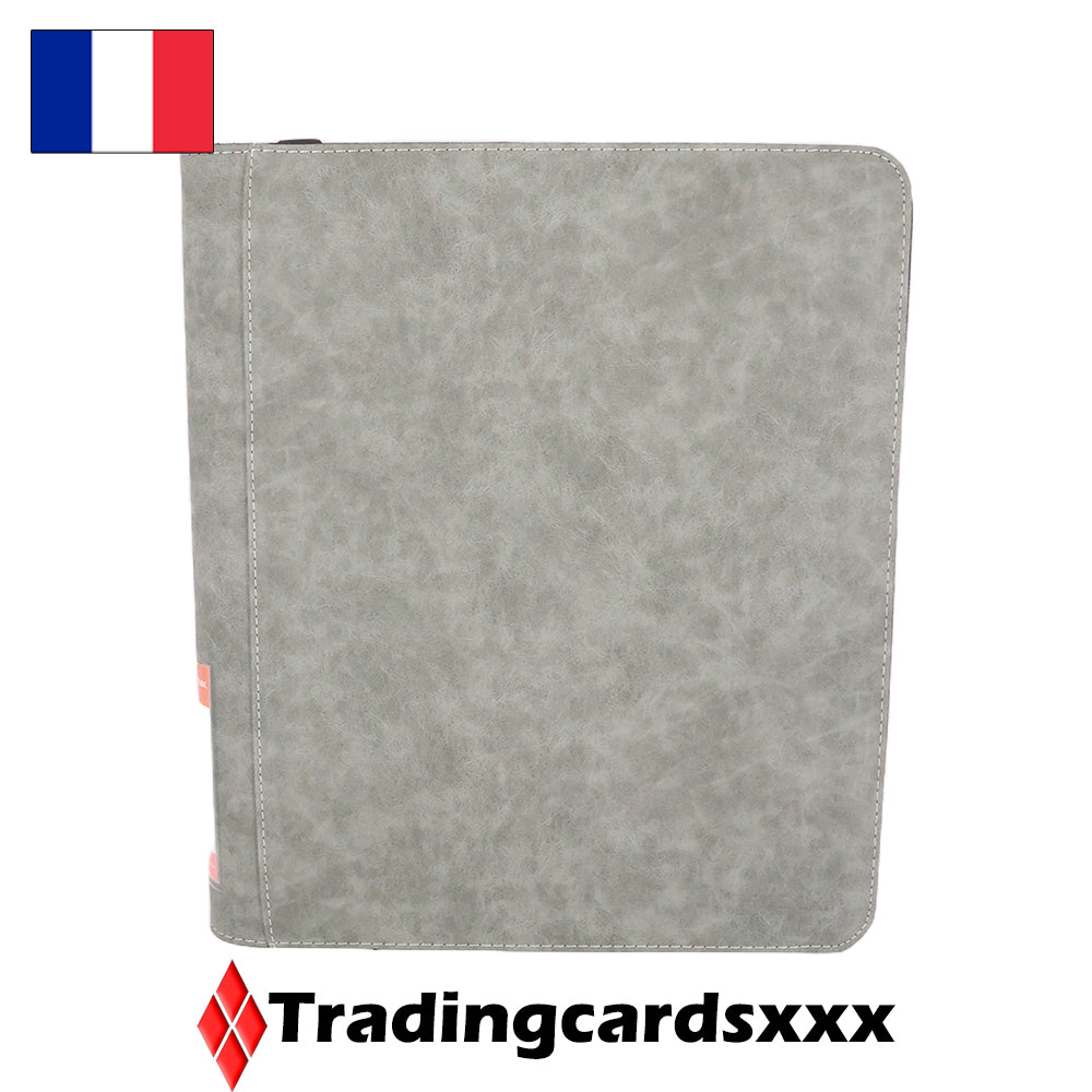 Phoenix Shield - Classeur 9-Pockets Elite Zipper Album 360 Toploader : Gris