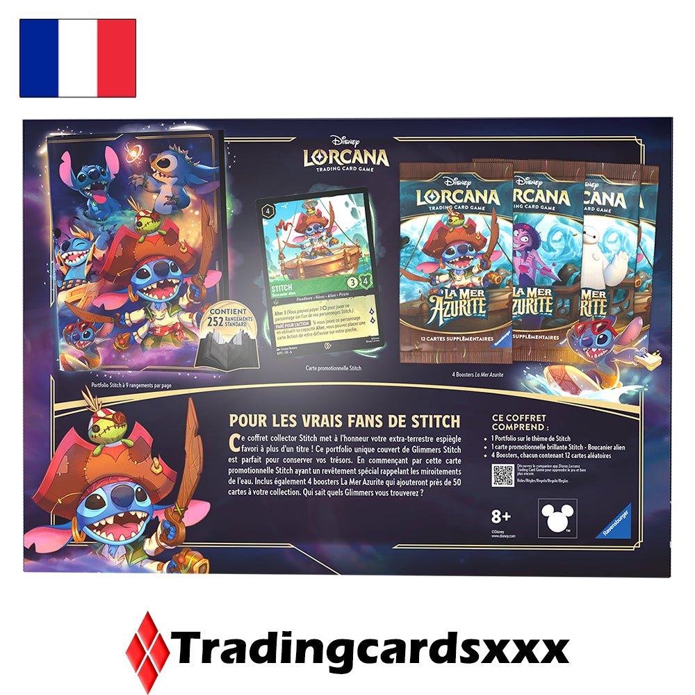Disney Lorcana TCG - Coffret Collector La Mer Azurite : Stitch
