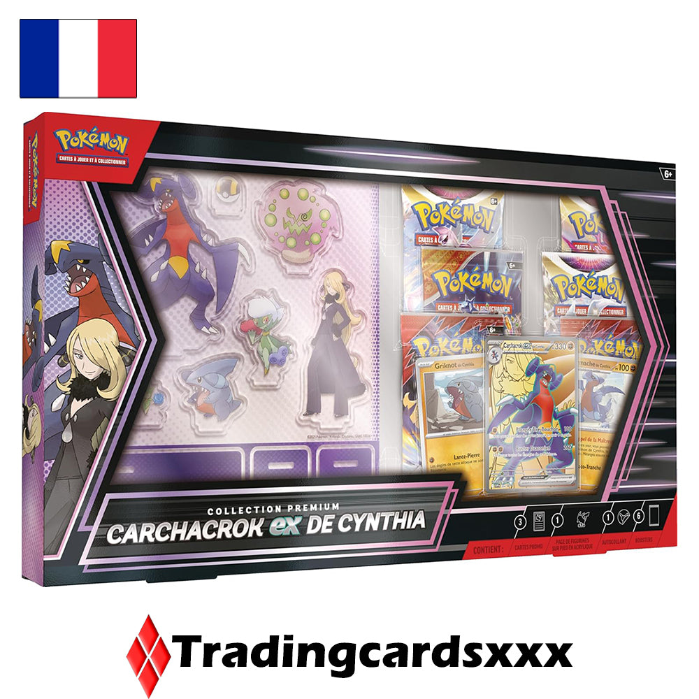 Pokémon - Coffret Collection Premium Juin 2025 : Carchacrok ex de Cynthia
