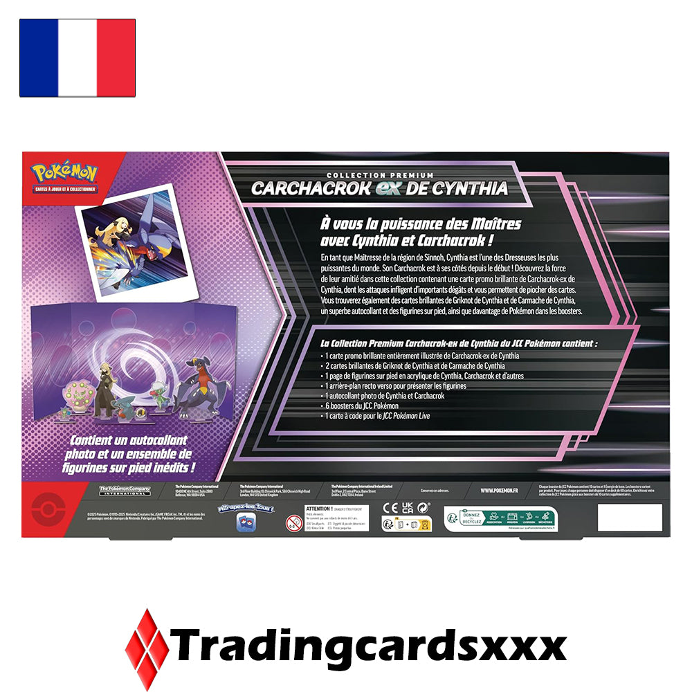 Pokémon - Coffret Collection Premium Juin 2025 : Carchacrok ex de Cynthia
