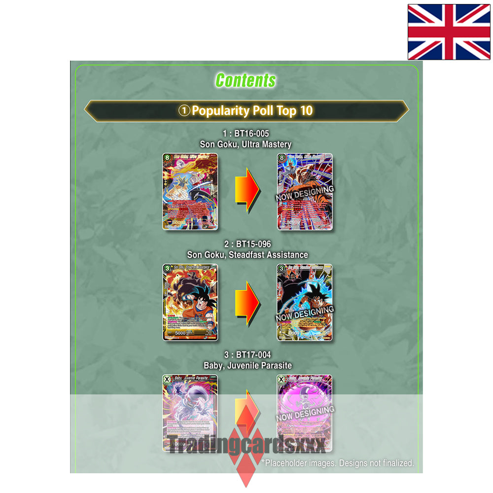 Dragon Ball Super Card Game - Collector's Selection Vol. 3 - VERSION ANGLAISE