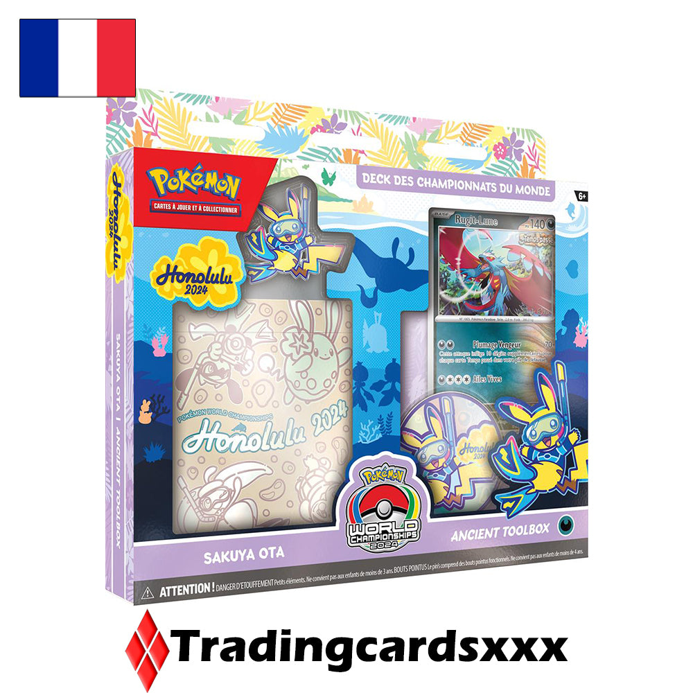 Pokémon - Lot de 4 Decks des Championnats du Monde : Honolulu 2024