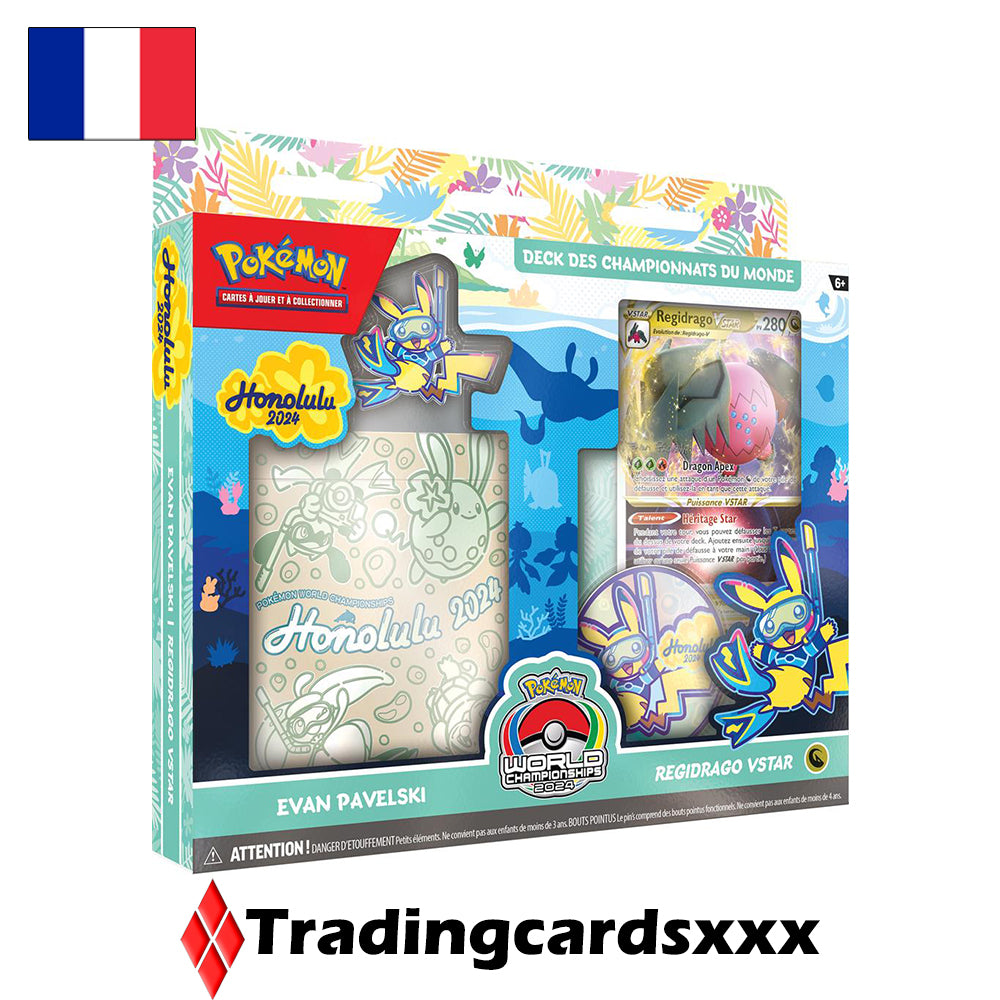 Pokémon - Lot de 4 Decks des Championnats du Monde : Honolulu 2024