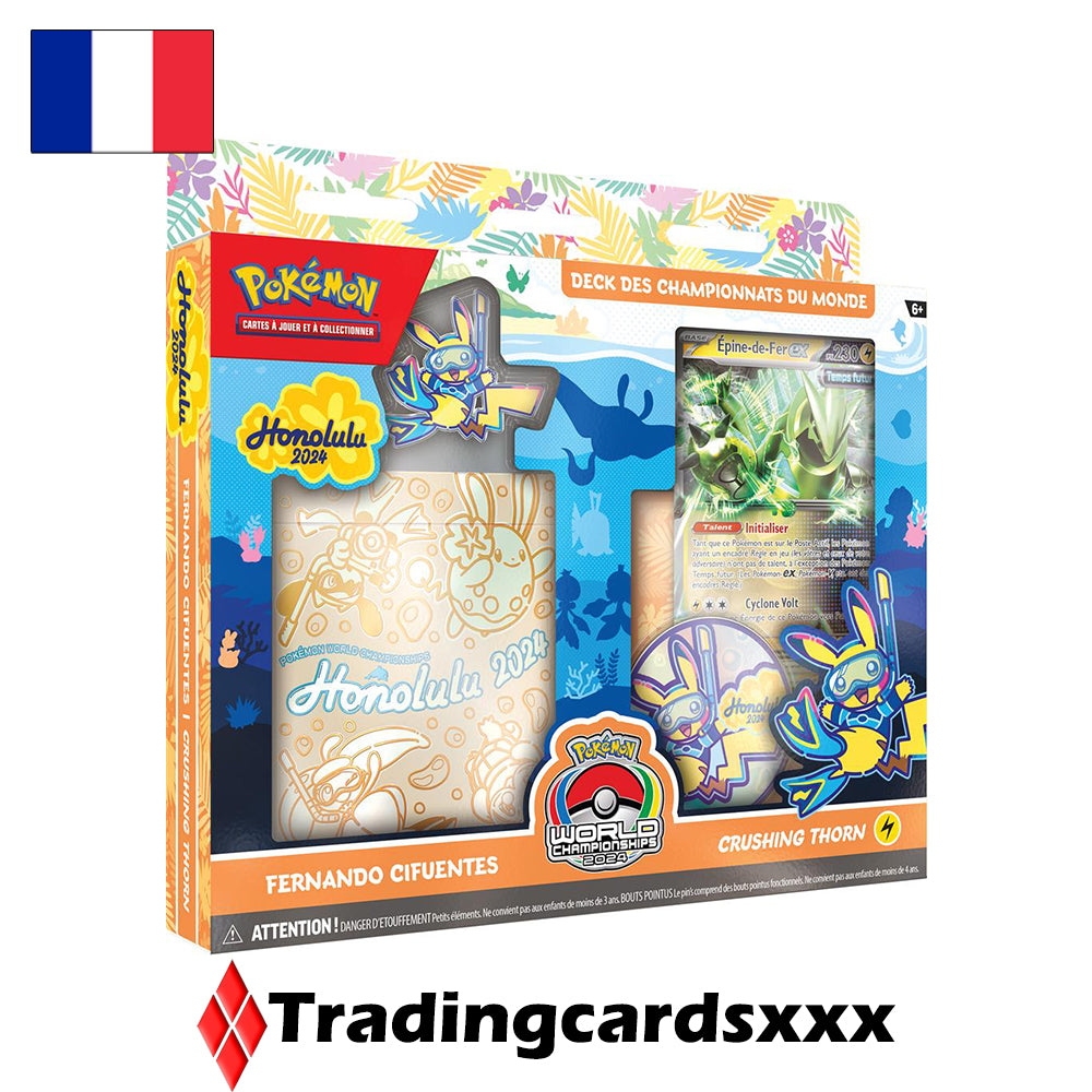 Pokémon - Lot de 4 Decks des Championnats du Monde : Honolulu 2024