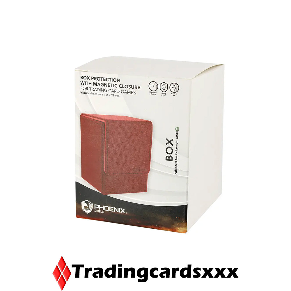 Phoenix Shield - Deck Box Magnetic Deluxe : Rouge