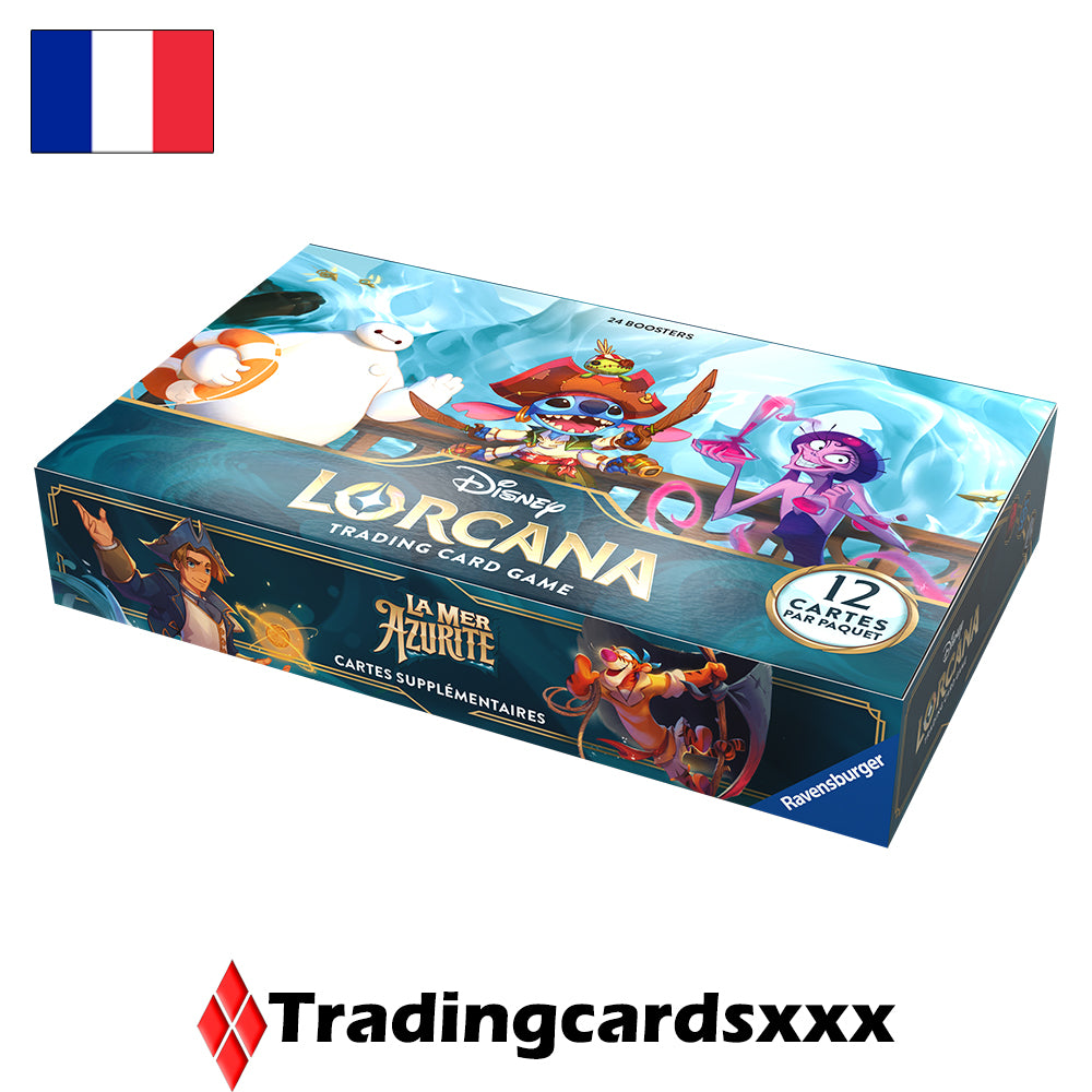 Disney Lorcana TCG - Display / Boite de 24 boosters : La Mer Azurite