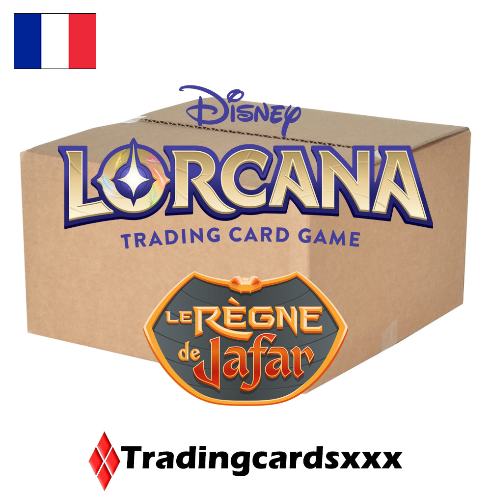 Disney Lorcana TCG - Carton de 4 displays / boites de 24 boosters : Le Règne de Jafar