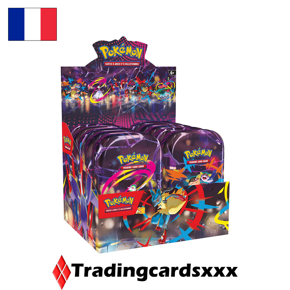 Pokémon - Display de 10 Mini tins ME01 Méga-Évolution : Méga-Héroïsme