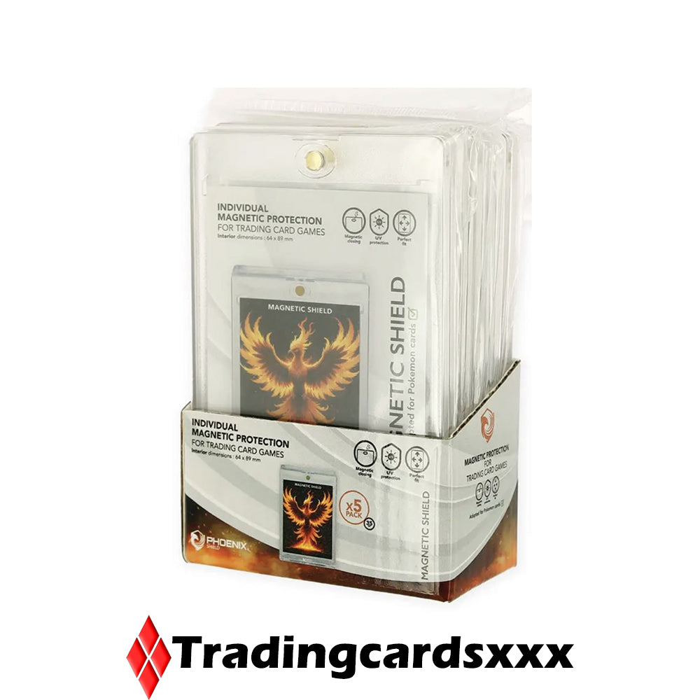 Phoenix Shield - Lot de 5 Protections en acrylique : Magnetic Card Case 35pt