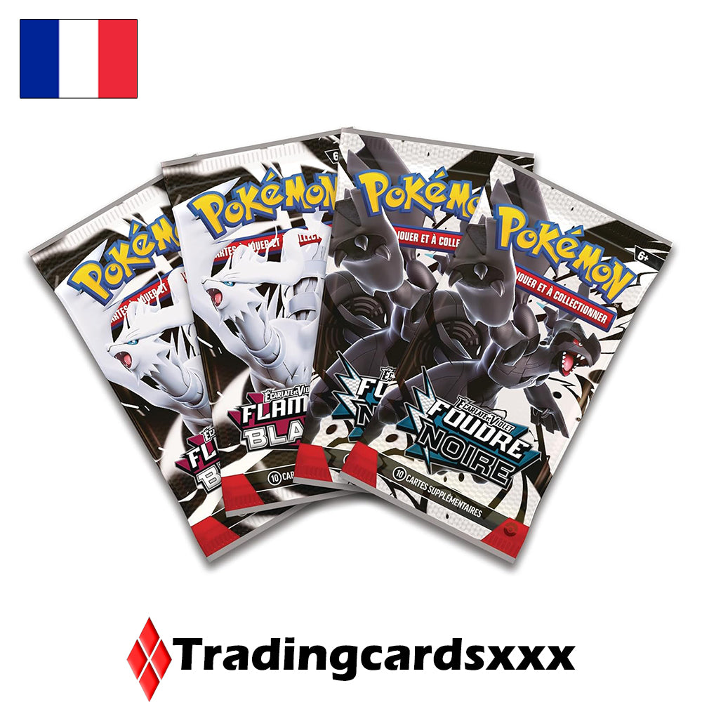Pokémon - Coffret Collection Poster EV10.5 Foudre Noire et Flamme Blanche : Vipélierre, Gruikui et Moustillon