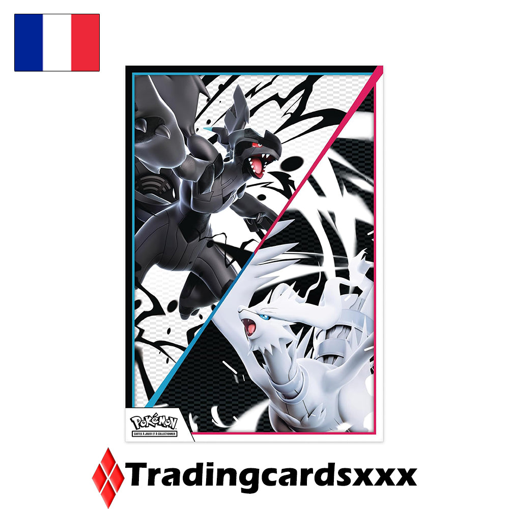 Pokémon - Coffret Collection Poster EV10.5 Foudre Noire et Flamme Blanche : Vipélierre, Gruikui et Moustillon