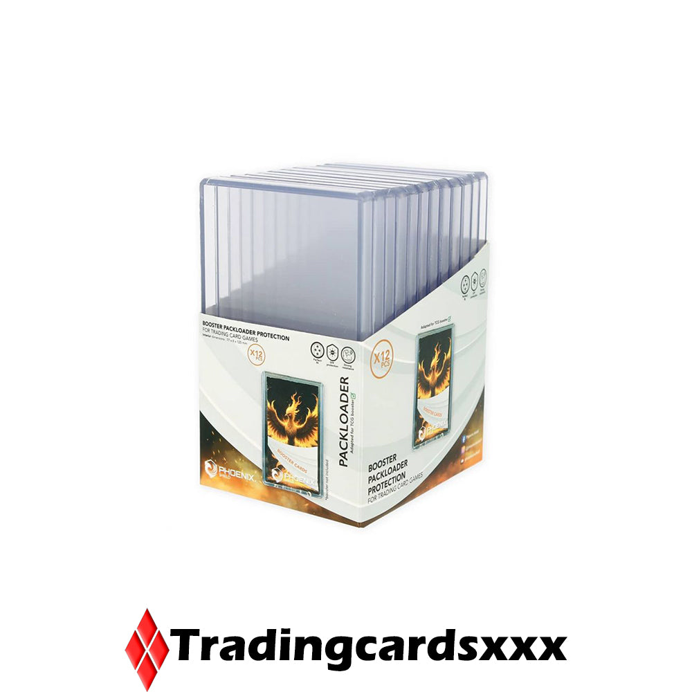 Phoenix Shield - Pack de 12 toploaders pour Booster : Packloader