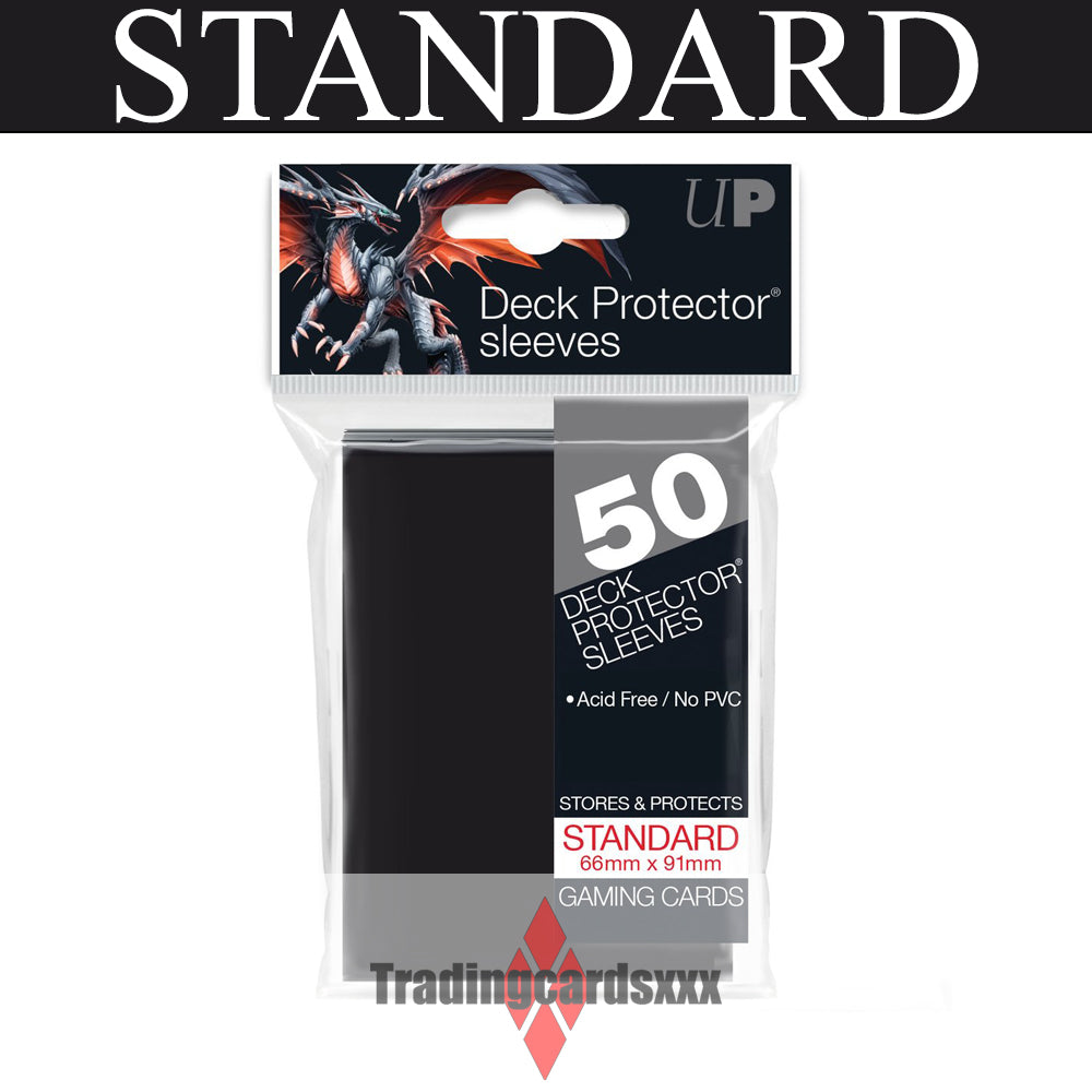 Ultra PRO - 50 Protèges Cartes STANDARD : Noir